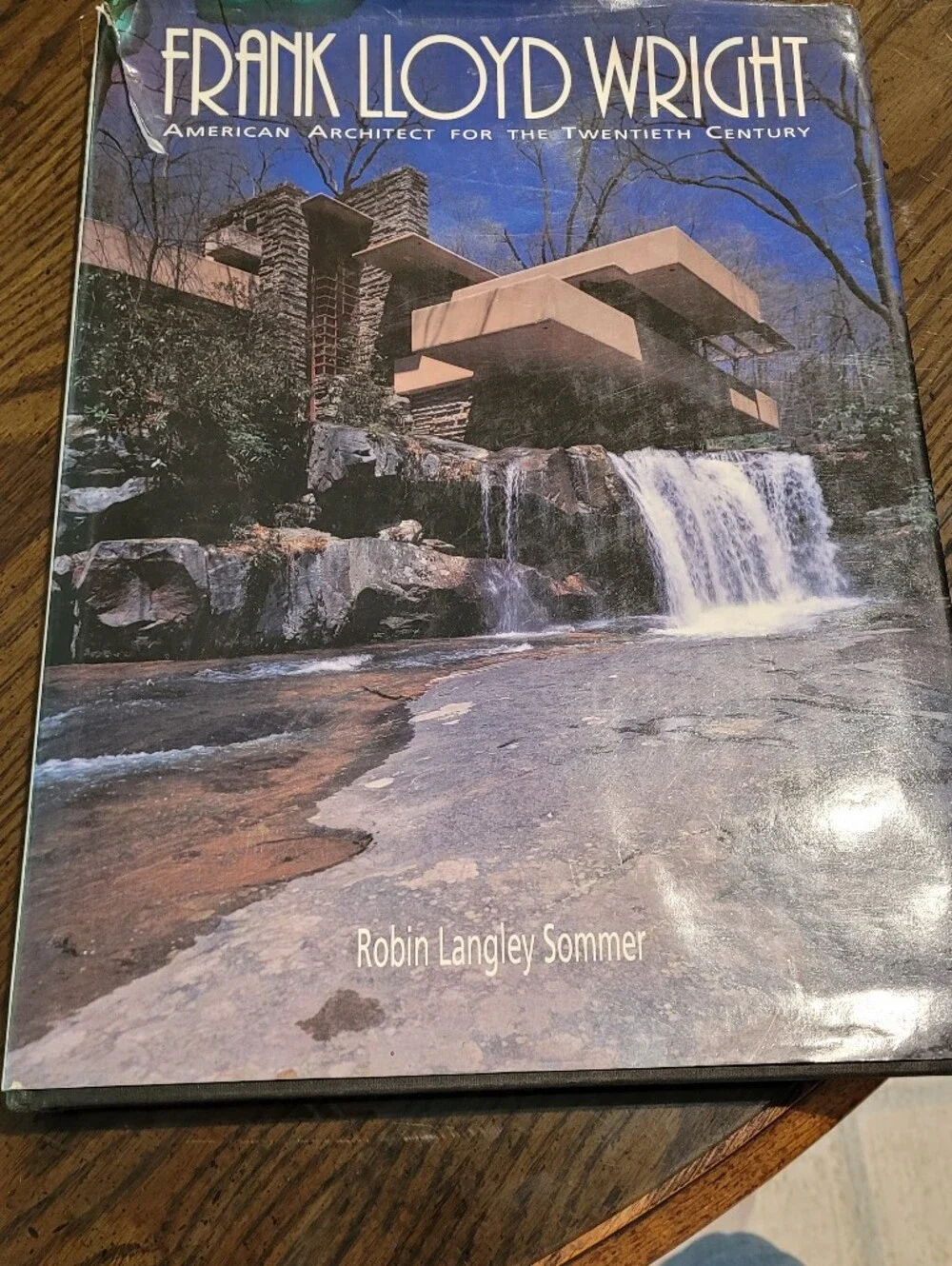 Frank Lloyd Wright Hardcover Coffee Table Book - Blue Cover